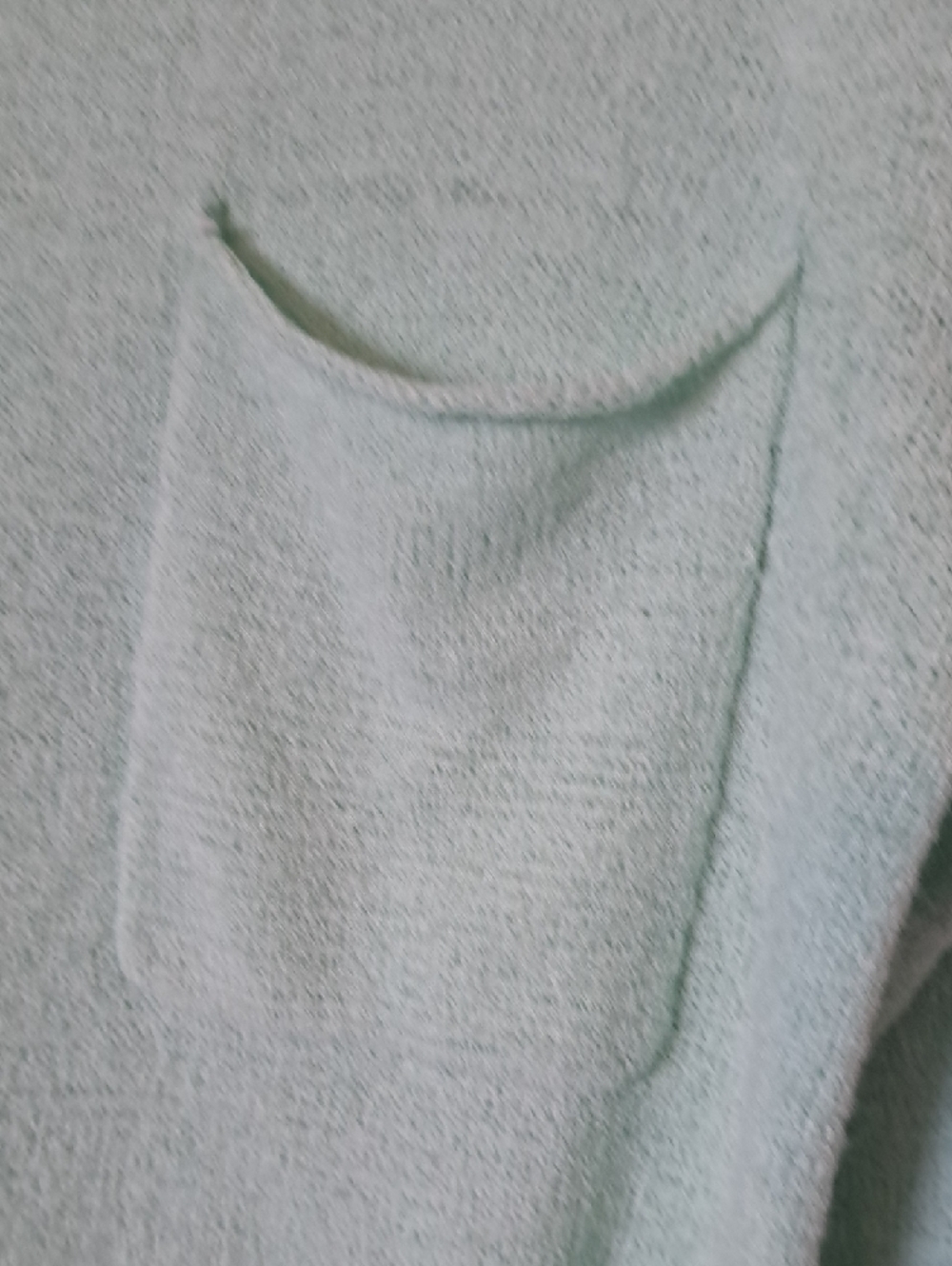 Zara Mint Green Crewneck Pocket Sweater - Women - Picture 5 of 6